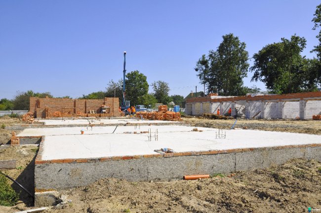 На будівельному майданчку ЖК «Сіріус», вересень 2017 року