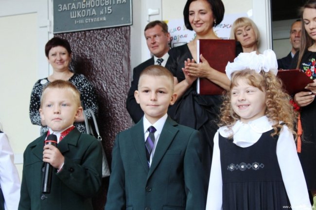 Під час свята Першого дзвоника (2012 рік)