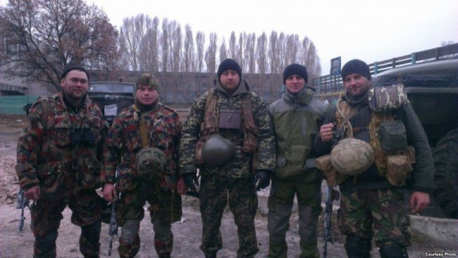 Юрій Величко з побратимами