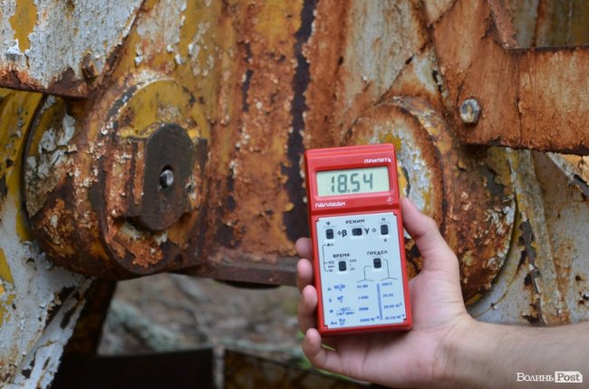 Радіаційний фон біля ковша - один з найвищих у Прип‘яті