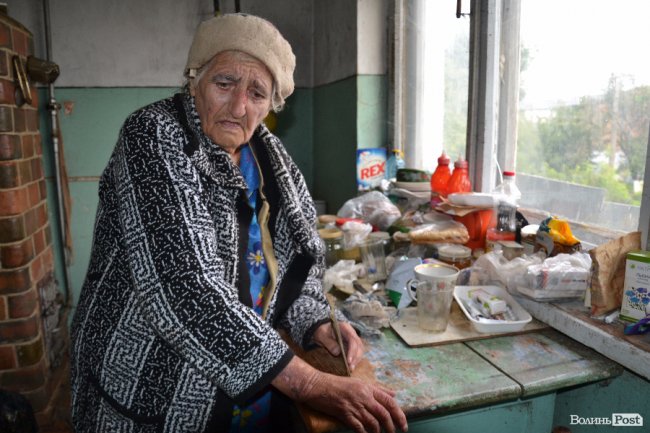 Марія Кульбацька на кухні