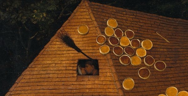 Пітер Брейгель Старший. Нідерландські прислів’я (фрагмент). 1559 р.