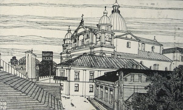 Графіка Юліуша Ріхтера, Варнсдорф, Богемія. Видавництво Польвої книжкової торгівлі, друк Товариства графічної індустрії, Відень, 1916. Зображення з книги «Луцьк у старовинній листівці, гравюрі та фотографії» Віктора Літевчука