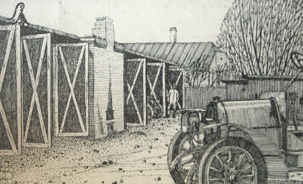 Графіка Юліуша Ріхтера, Варнсдорф, Богемія. Видавництво Польвої книжкової торгівлі, друк Товариства графічної індустрії, Відень, 1916. Зображення з книги «Луцьк у старовинній листівці, гравюрі та фотографії» Віктора Літевчука