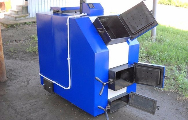 Зразок твердопаливного котла