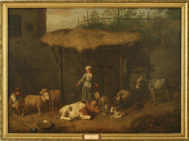Франческо Лондоніо. Сільське подвір’я, 1723 – 1783. З колекції Художнього музею у Луцьку