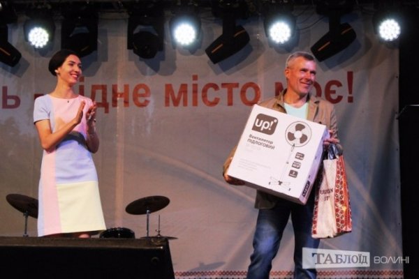 Ковельчани у День міста отримали нагороди та подарунки від будівельної компанії «Інвестор». ФОТО