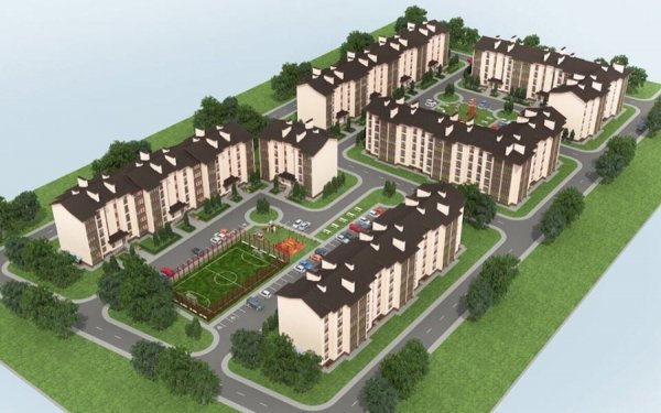 Один з проектів того, як може виглядати Парковий квартал у Ковелі