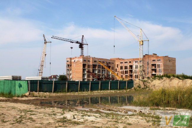 «Коробка» одного із будинків комплексу – готова