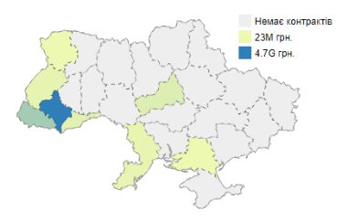 Географія діяльності «ПБС». Джерело – «Clarity Project»