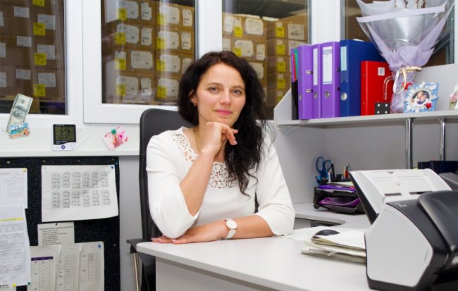 Іванна Мельничук на робочому місці