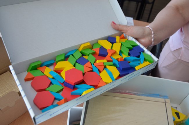 Геометричні фігурки, придбані по 182,50 грн за штуку