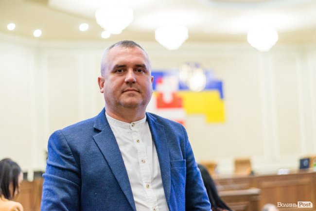 «Наша фракція не йде на конфронтацію і завжди голосує за правильні рішення»,  – депутат Волиньради Олександр Сачук