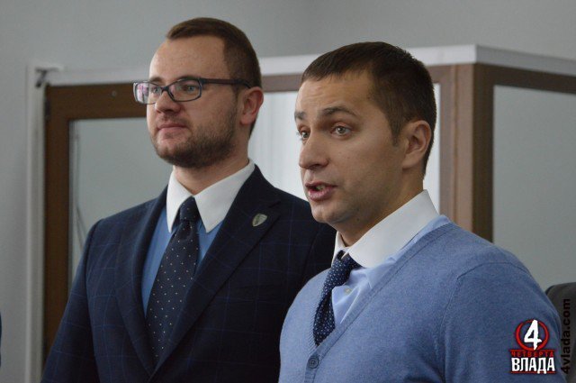 Партнери по бізнесу і Луцькраді Микита Рабан (справа) та Ігор Поліщук