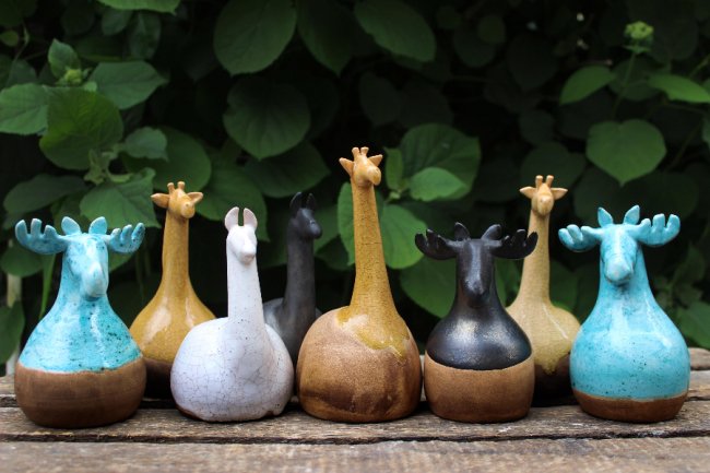 яскраві керамічні тваринки від «Ряба Вош» 