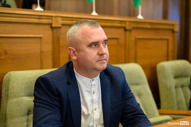 «Наша фракція не йде на конфронтацію і завжди голосує за правильні рішення»,  – депутат Волиньради Олександр Сачук