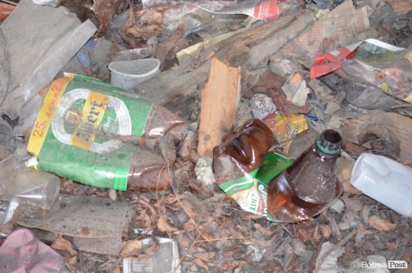 Під Луцьким замком «звили гніздо» наркомани. ФОТО 