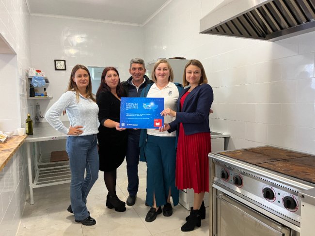 Оновлення шкільної їдальні у Четвертнянському ліцеї в межах грантового конкурсу «Час діяти, Україно!»