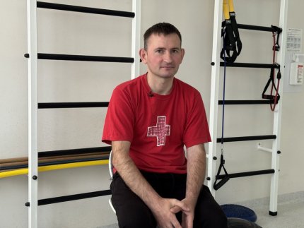 «У перші дні було важко»: поранений воїн проходить реабілітацію в Луцьку