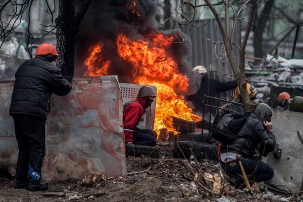 Андрій Серганчук на вулиці Інституській