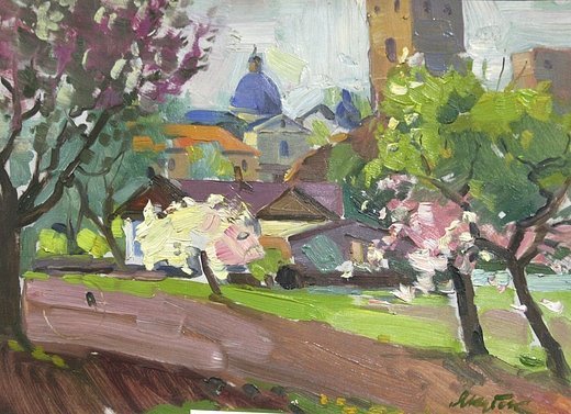 Луцьк на картинах Карела Якубека