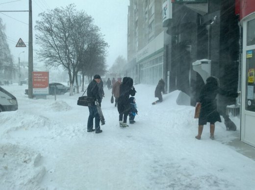 Сніжний Луцьк у неділю, або мій робочий день