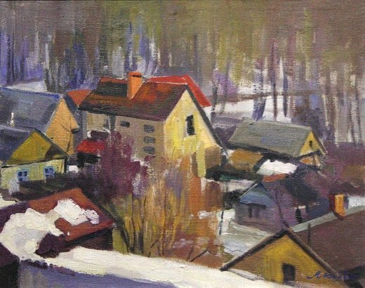 Луцьк на картинах Карела Якубека