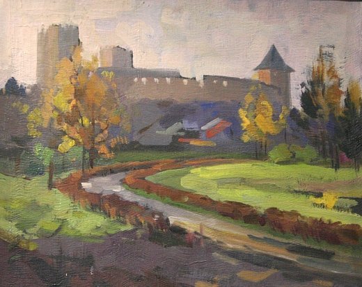 Луцьк на картинах Карела Якубека