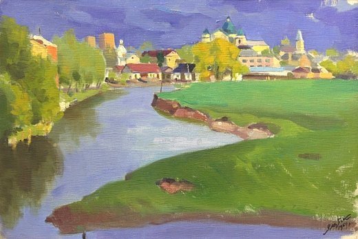 Луцьк на картинах Карела Якубека