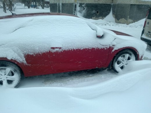 Сніжний Луцьк у неділю, або мій робочий день