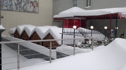 Сніжний Луцьк у неділю, або мій робочий день