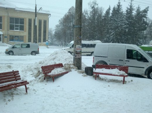 Сніжний Луцьк у неділю, або мій робочий день