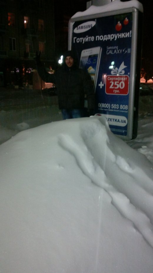 Сніжний Луцьк у неділю, або мій робочий день