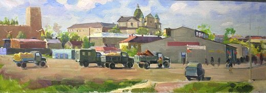 Луцьк на картинах Карела Якубека