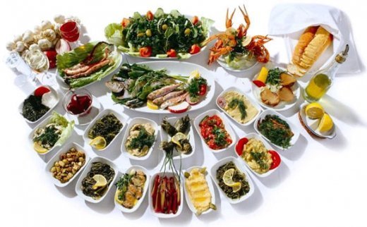 Грецьке м'ясне мезе в Patio di Fiori