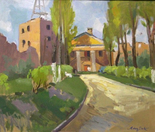 Луцьк на картинах Карела Якубека