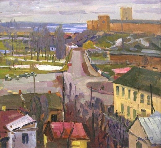 Луцьк на картинах Карела Якубека