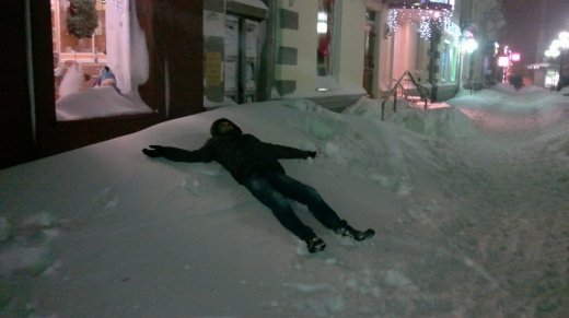 Сніжний Луцьк у неділю, або мій робочий день