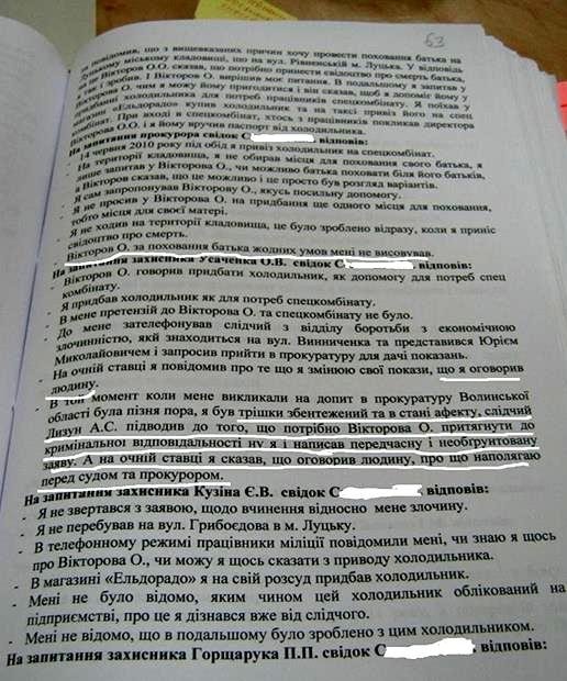 Починаю публікувати факти фальсифікації