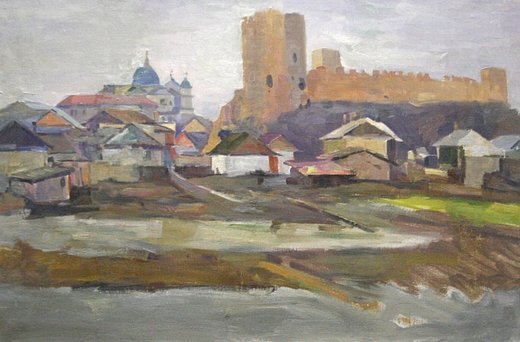 Луцьк на картинах Карела Якубека