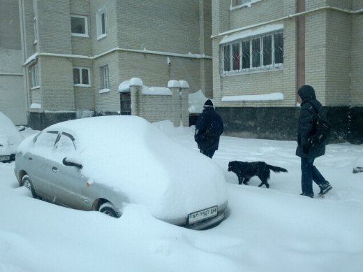 Сніжний Луцьк у неділю, або мій робочий день