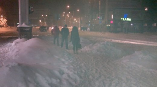 Сніжний Луцьк у неділю, або мій робочий день