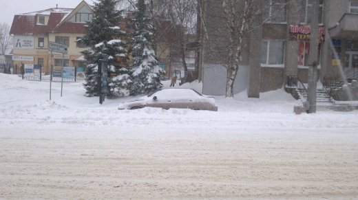 Сніжний Луцьк у неділю, або мій робочий день