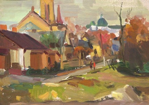 Луцьк на картинах Карела Якубека