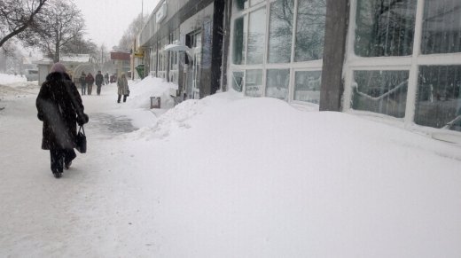 Сніжний Луцьк у неділю, або мій робочий день