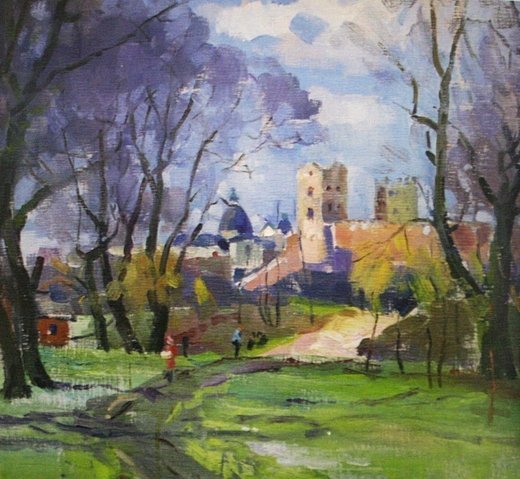 Луцьк на картинах Карела Якубека