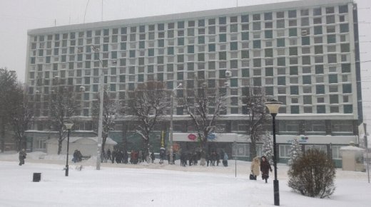 Сніжний Луцьк у неділю, або мій робочий день