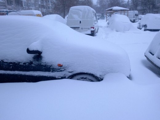 Сніжний Луцьк у неділю, або мій робочий день