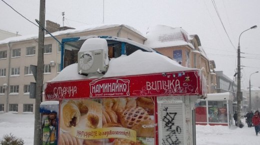 Сніжний Луцьк у неділю, або мій робочий день