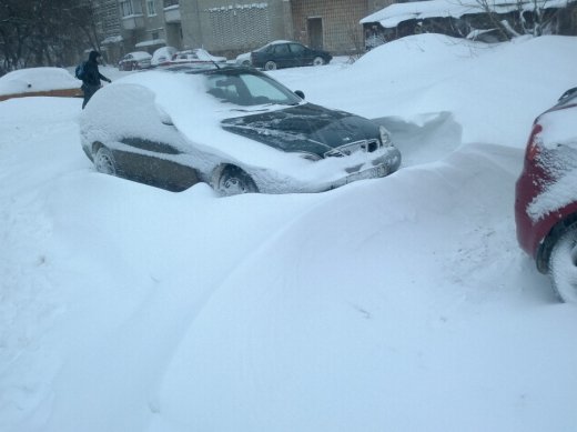 Сніжний Луцьк у неділю, або мій робочий день
